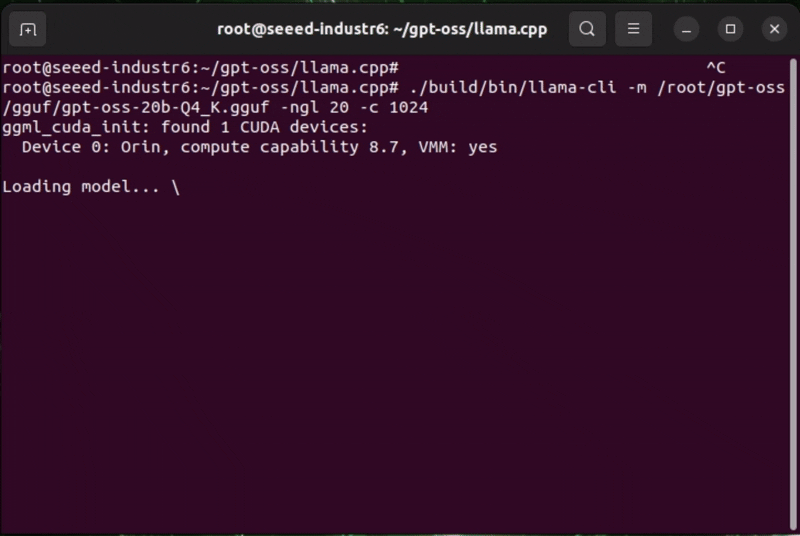 Jetson 部署 GPT OSS 20B