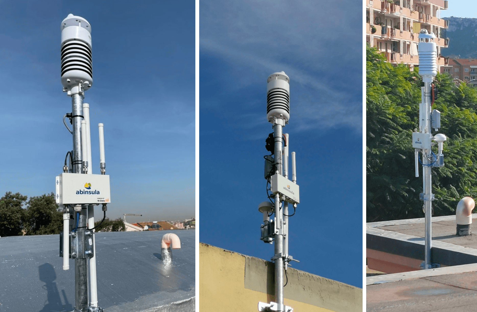 SenseCAP Weather Sensor on Rooftop