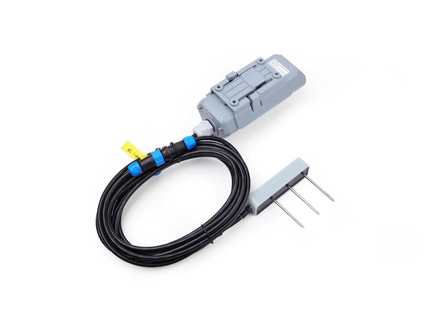 SenseCAP S2108 土壤水分温度电导率传感器 45度背面斜视图